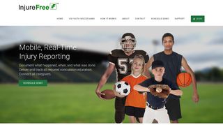 InjureFree Homepage | InjureFree - Injury Reporting and Concussion ...