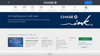 Ink Business | Credit Cards | Chase.com