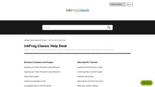 inkFrog Classic Help Desk – inkFrog Classic Support & Forums