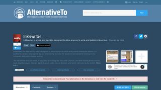 Inklewriter Alternatives and Similar Websites and Apps - AlternativeTo ...