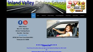 Inland Valley Driving School | Low Cost | Best Driving School ...
