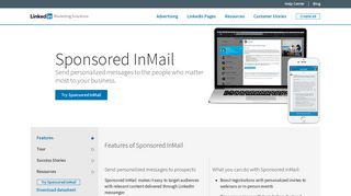 Sponsored InMail | LinkedIn Marketing Solutions