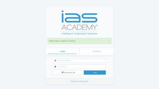 IAS Academy - Login
