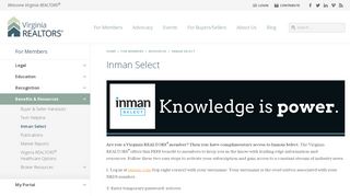 Inman Select | Virginia REALTORS®