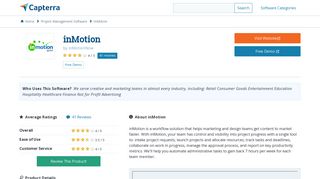 inMotion Reviews and Pricing - 2019 - Capterra