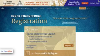 Registration - Inner Engineering