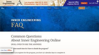 FAQs - Inner Engineering
