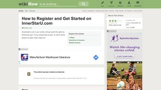 How to Register and Get Started on InnerStarU.com: 8 Steps