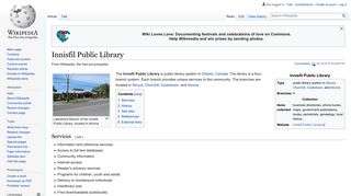 Innisfil Public Library - Wikipedia