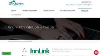 InnLink: GDS Rate Update Reminder - RezStream