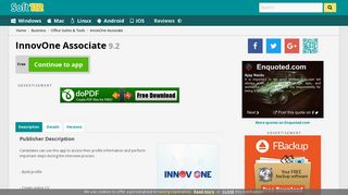 InnovOne Associate 9.2 Free Download