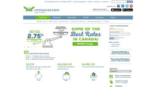 Innovation Credit Union: Personal