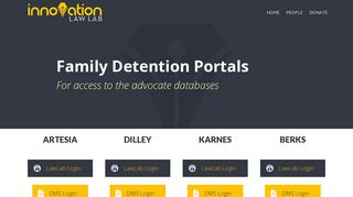 Family Detention Portals | Innovation Law Lab