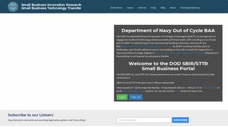 Department of Defense (DOD) - Small Business Innovation Research ...