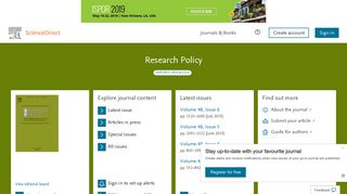 Research Policy | ScienceDirect.com