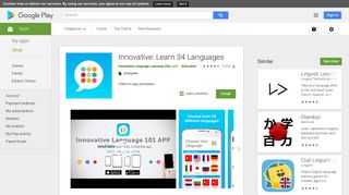 Innovative: Learn 34 Languages - Apps on Google Play