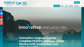 Innovative Language Review -- Complete Pod101 Language Course ...
