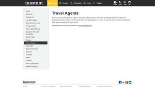 Travel Agents - INNstant.com