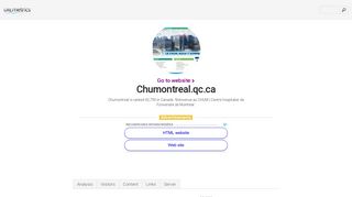 www.Chumontreal.qc.ca - Bienvenue au CHUM | Centre hospitalier de
