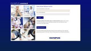 Login process Olympus.connect