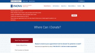 Where Can I Donate? - Inova Blood Donor Services