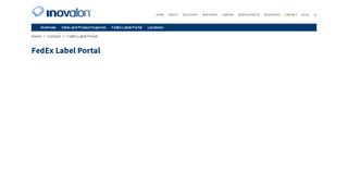 FedEx Label Portal - Inovalon