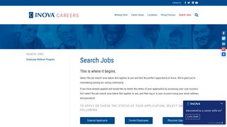 Search Jobs - Inova Health System Careers