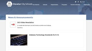 News & Announcements - Decatur City Schools