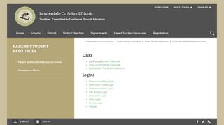 Parent Student Resources - Lauderdale County Schools