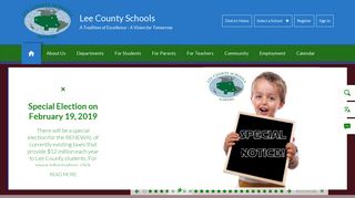 Lee County School District / Homepage