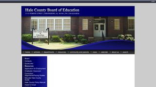 INOW Classroom web link - Hale County School District