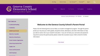 For Families / iNOW Parent Portal - Geneva County Schools