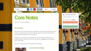 Core Notes | Smore Newsletters for Education