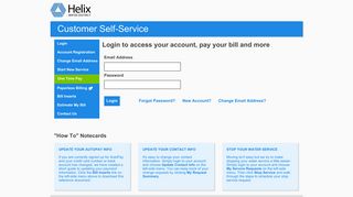 Helix Water District : Customer Self-Service
