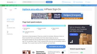 Access inplace.acu.edu.au. InPlace Sign-On