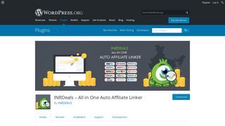 INRDeals – All in One Auto Affiliate Linker | WordPress.org