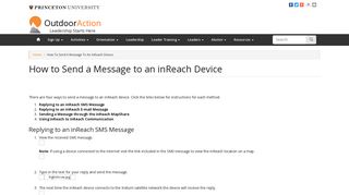 How to Send a Message to an inReach Device | Outdoor Action