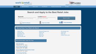 WorkInRetail.com: Retail Jobs - Find stores hiring and apply