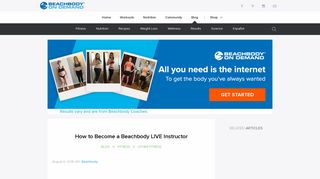 How to Become a Beachbody LIVE Instructor | The Beachbody Blog