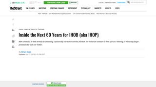 Inside the Next 60 Years for IHOB (aka IHOP) - TheStreet