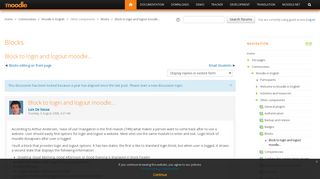 Moodle in English: Block to login and logout moodle... - Moodle.org
