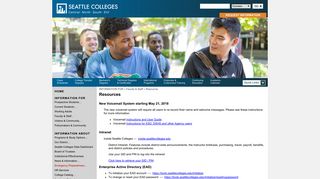 Resources - Faculty & Staff • Seattle Colleges