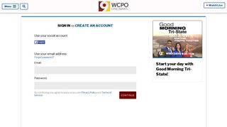Sign In - WCPO.com