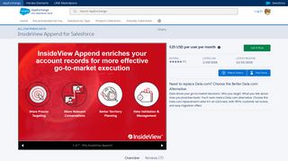 InsideView Append for Salesforce - InsideView - AppExchange