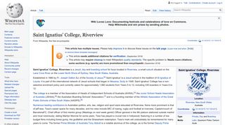 Saint Ignatius' College, Riverview - Wikipedia