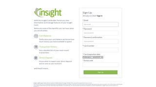 Sign Up - Insight Card Services