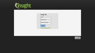Insight Card Services: Log In