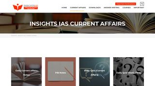 INSIGHTS IAS CURRENT AFFAIRS - INSIGHTS