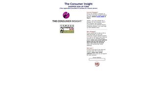 Consumer Insight - Shopper Sign Up