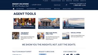 Agent Tools | Insight Vacations